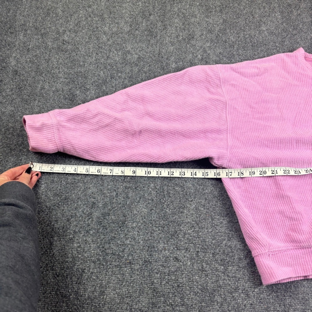 PINK by Victoria’s Secret Women’s Pink Ribbed Crewneck Sweater size: Small - Picture 5 of 7